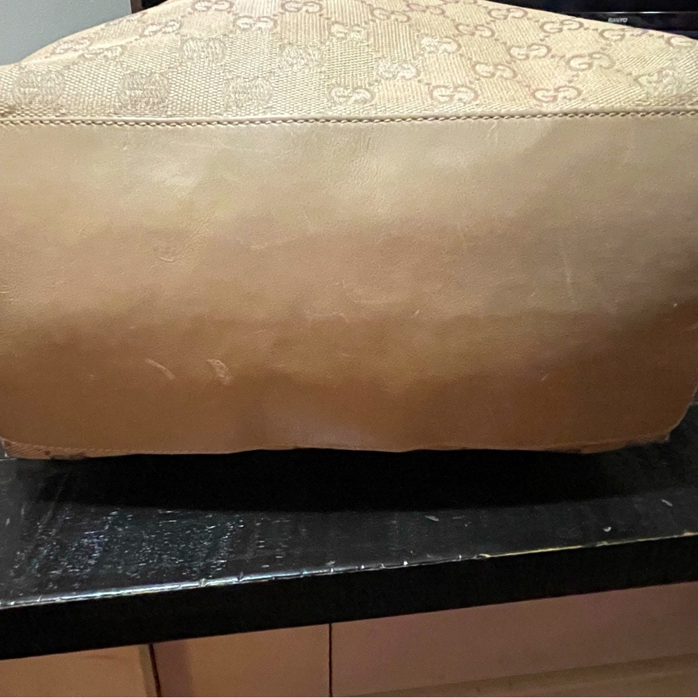 Authentic Gucci GG Monogram Bucket Tote Purse - Picture 6 of 12